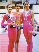 Esther-Alba-Almudena. Spanish Nationals 1997